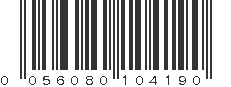 UPC 056080104190