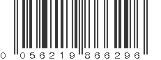 UPC 056219866296