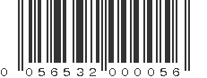 UPC 056532000056