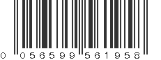 UPC 056599561958