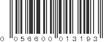 UPC 056600013193