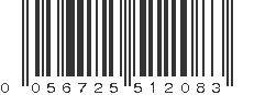 UPC 056725512083