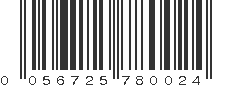 UPC 056725780024