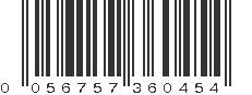 UPC 056757360454