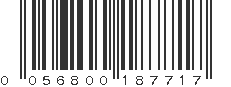 UPC 056800187717