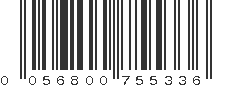 UPC 056800755336