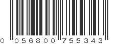 UPC 056800755343