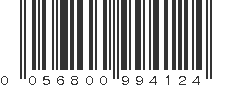 UPC 056800994124