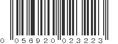 UPC 056920023223