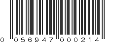 UPC 056947000214