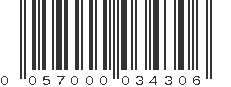 UPC 057000034306