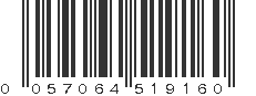 UPC 057064519160