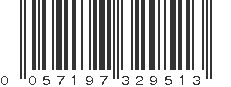 UPC 057197329513