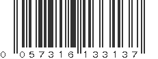 UPC 057316133137