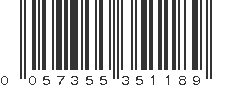 UPC 057355351189