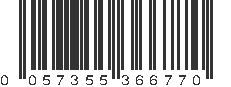 UPC 057355366770