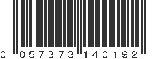 UPC 057373140192