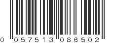 UPC 057513086502