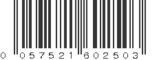 UPC 057521602503