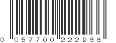 UPC 057700222966