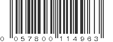 UPC 057800114963