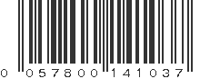 UPC 057800141037