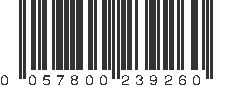 UPC 057800239260