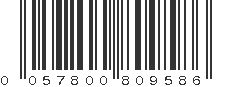 UPC 057800809586