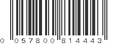 UPC 057800814443