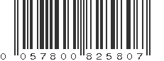 UPC 057800825807