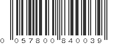 UPC 057800840039