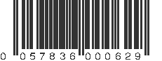 UPC 057836000629