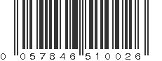 UPC 057846510026