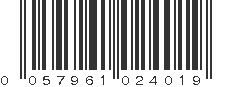 UPC 057961024019