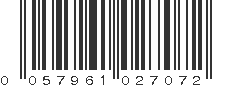 UPC 057961027072