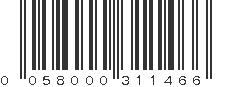 UPC 058000311466