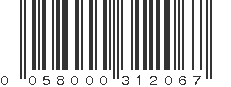 UPC 058000312067