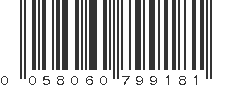 UPC 058060799181