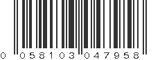 UPC 058103047958