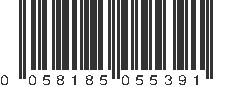 UPC 058185055391