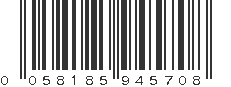 UPC 058185945708