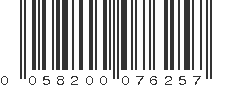 UPC 058200076257