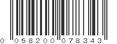 UPC 058200078343