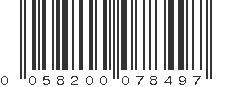 UPC 058200078497