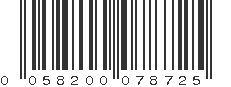 UPC 058200078725