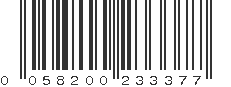 UPC 058200233377