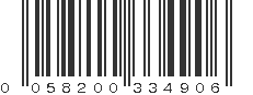 UPC 058200334906