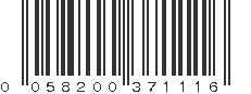 UPC 058200371116