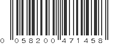 UPC 058200471458