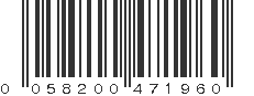 UPC 058200471960